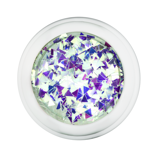 Cre8tion Nail Art Designed Confetti Glitter, 015, Triangle 3mm, 0.5oz, 1101-0456 BB
