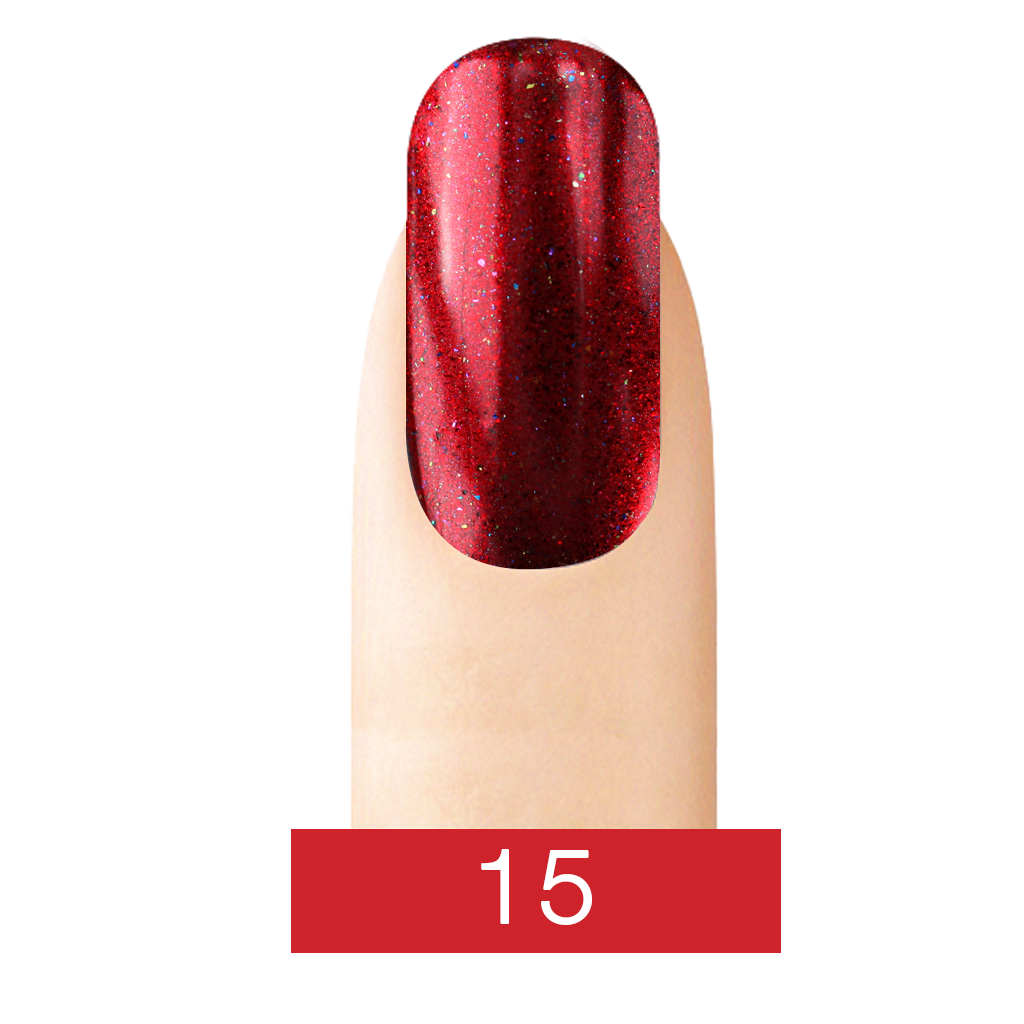 Cre8tion Chrome Nail Art Effect, 15, Dark Red, 1g