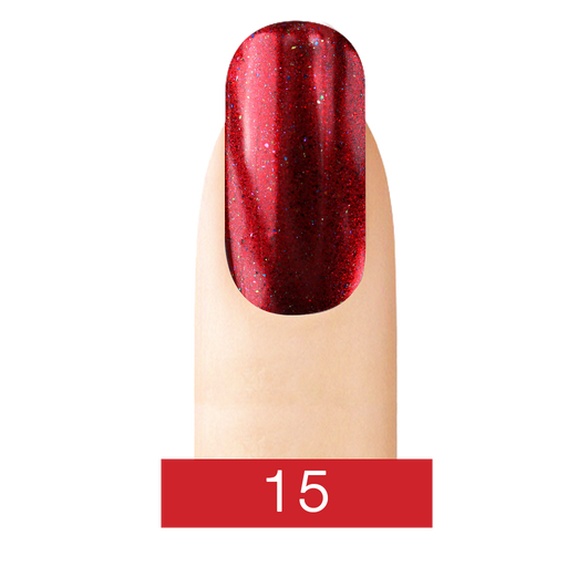 Cre8tion Chrome Nail Art Effect, 15, Dark Red, 1g