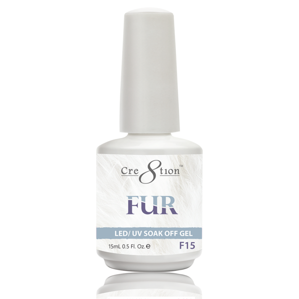 Cre8tion Fur Gel Polish, FUR15, 0916-0524, 0.5oz KK0725