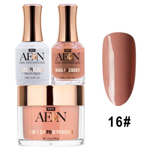 AEON 3in1 Dipping Powder + Gel Polish + Nail Lacquer, 016, Canal Street OK0327LK