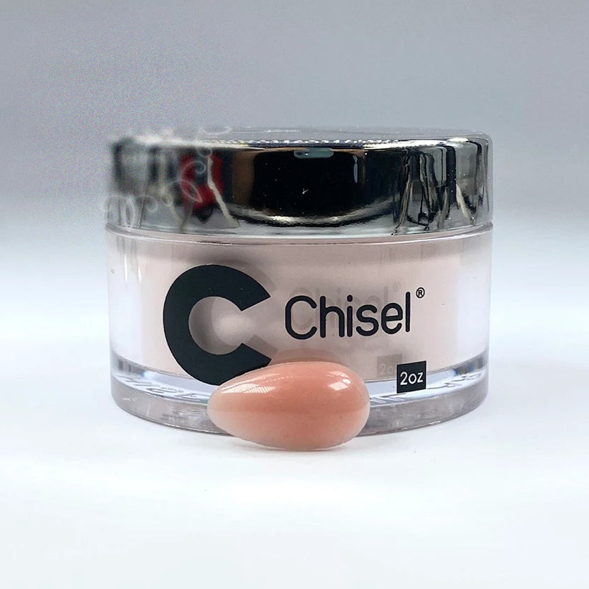 Chisel 2in1 Acrylic/Dipping Powder, (Barely Nude) Solid Collection, SOLID160, 2oz OK0831VD