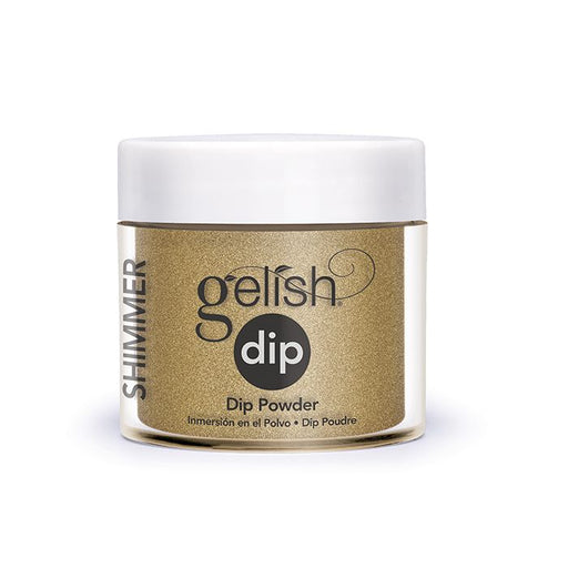 Gelish Dipping Powder, 1610075, Give Me Gold, 0.8oz BB KK0831