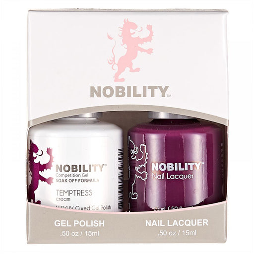 LeChat Nobility Gel & Polish Duo, NBCS161, Temptress, 0.5oz KK
