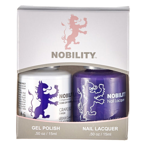 LeChat Nobility Gel & Polish Duo, NBCS162, Grape Jelly, 0.5oz KK