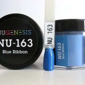Nugenesis Dipping Powder, NU 163, Blue Ribbon, 2oz MH1005