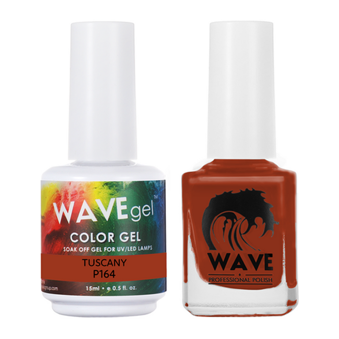 Wave Gel Nail Lacquer + Gel Polish, Simplicity Collection, 164, Tuscany, 0.5oz