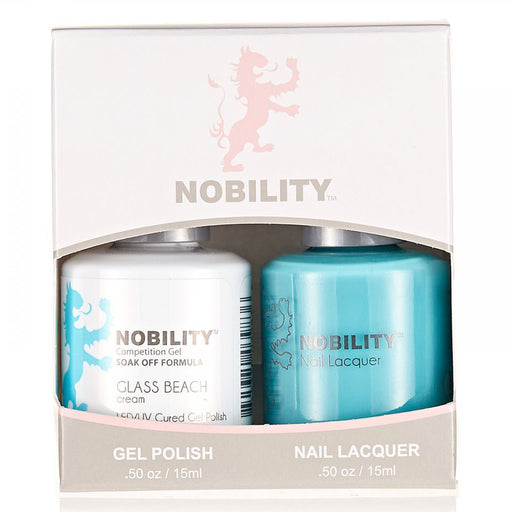 LeChat Nobility Gel & Polish Duo, NBCS165, Glass Beach, 0.5oz KK