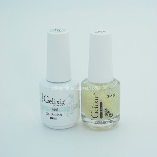Gelixir Nail Lacquer And Gel Polish, 166, 0.5oz