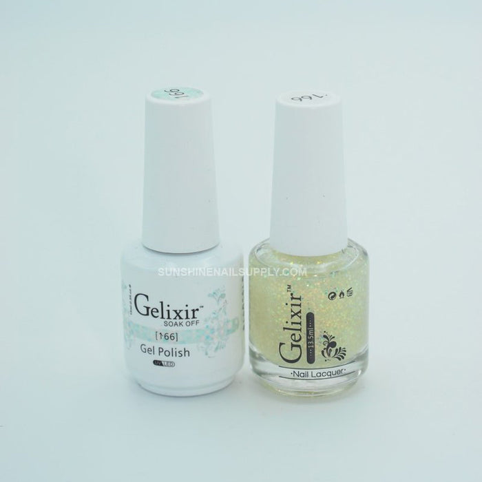 Gelixir Nail Lacquer And Gel Polish, 166, 0.5oz