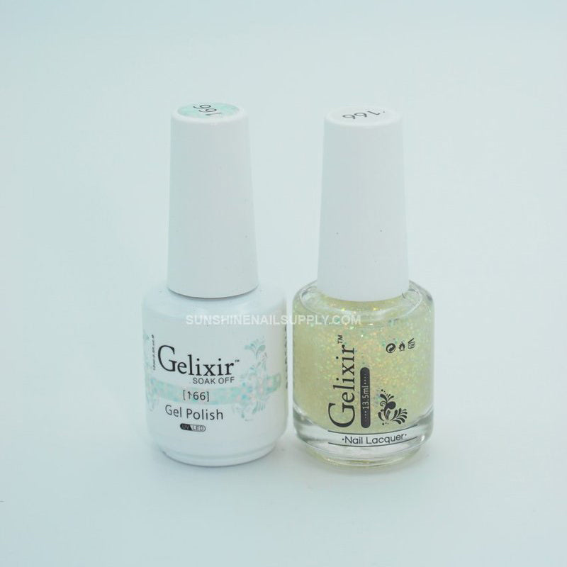 Gelixir Nail Lacquer And Gel Polish, 166, 0.5oz