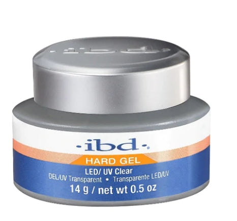 IBD Hard Gel LED/UV, CLEAR, 0.5oz (Pk: 36 pcs/case)
