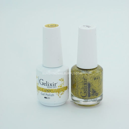 Gelixir Nail Lacquer And Gel Polish, 167, 0.5oz