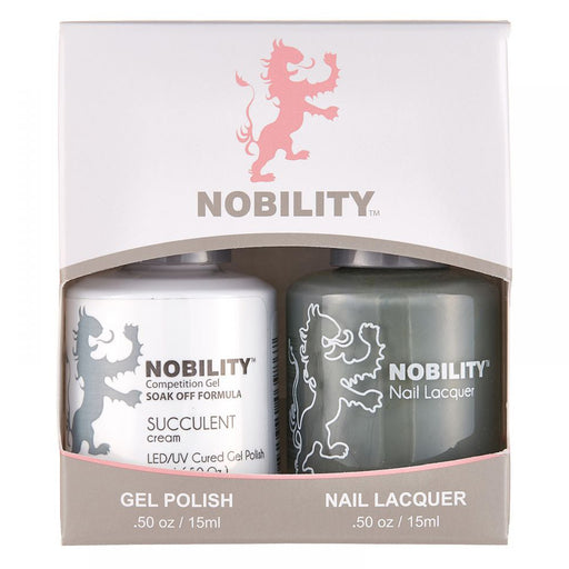 LeChat Nobility Gel & Polish Duo, NBCS168, Succulent, 0.5oz KK