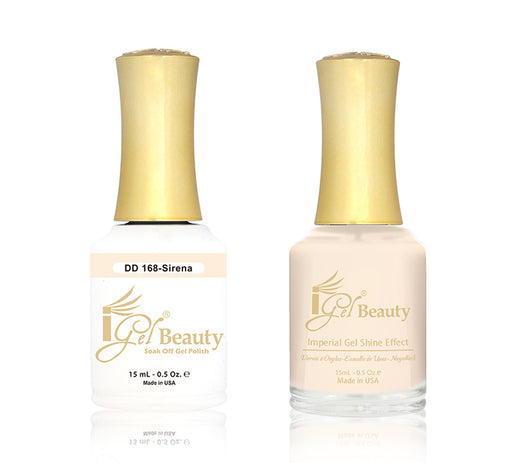 iGel Nail Lacquer + Gel Polish Match, DD168, Sirena, 0.5oz OK1019MD