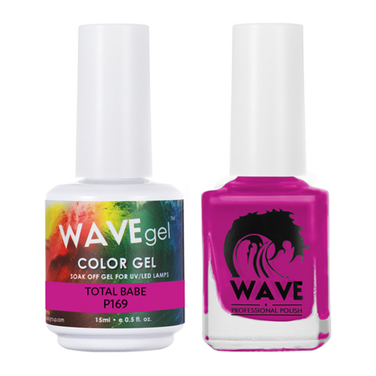 Wave Gel Nail Lacquer + Gel Polish, Simplicity Collection, 169, Total Babe, 0.5oz