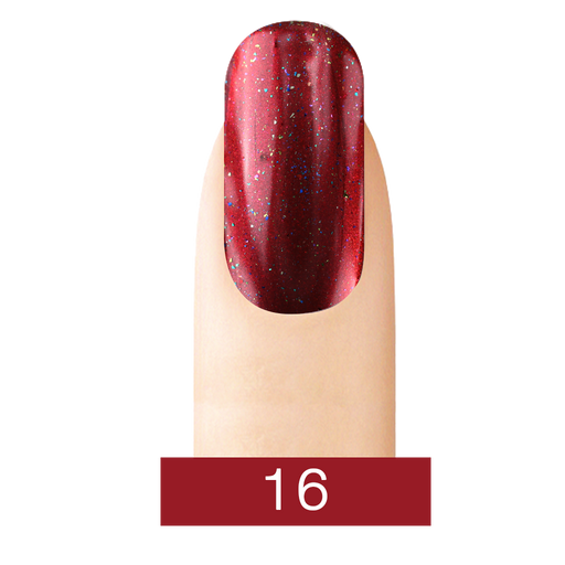 Cre8tion Chrome Nail Art Effect, 16, True Red, 1g