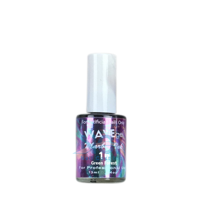 Wave Gel Wandering Ink Gel Polish, 16, Green Forest, 0.5oz OK0105