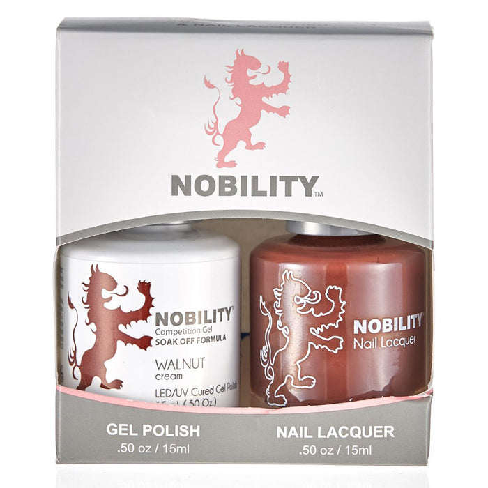 LeChat Nobility Gel & Polish Duo, NBCS170, Walnut, 0.5oz KK
