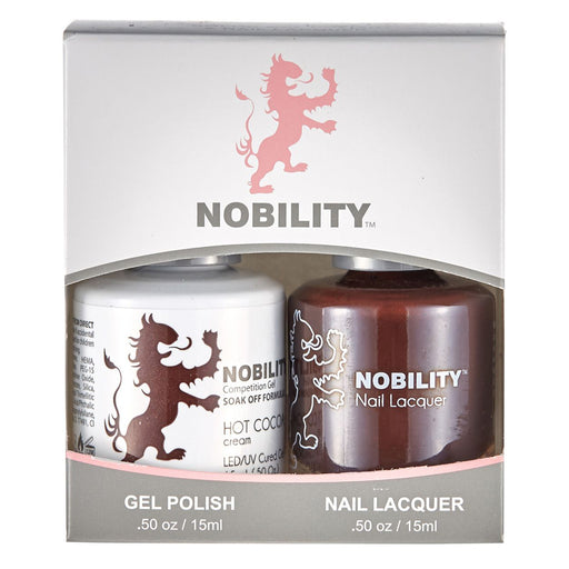 LeChat Nobility Gel & Polish Duo, NBCS171, Hot Cocoa, 0.5oz KK