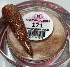 NotPolish Dipping Acrylic/Powder, OG Collection, 171, Champagne Gold, 2oz OK0325MN