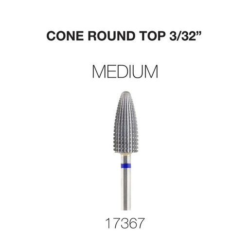 Cre8tion Carbide, Cone Round Top, Medium, CM 3/32'', 17367 OK0225VD