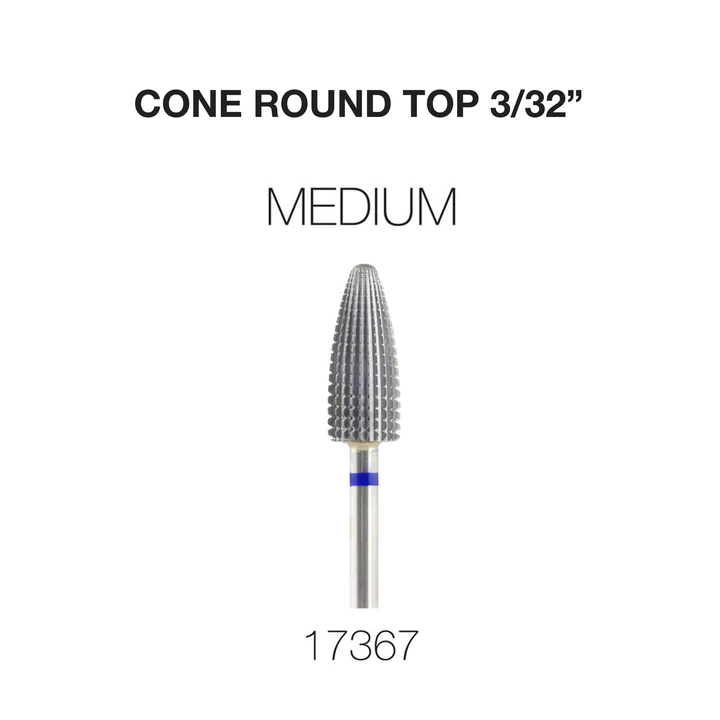 Cre8tion Carbide, Cone Round Top, Medium, CM 3/32'', 17367 OK0225VD