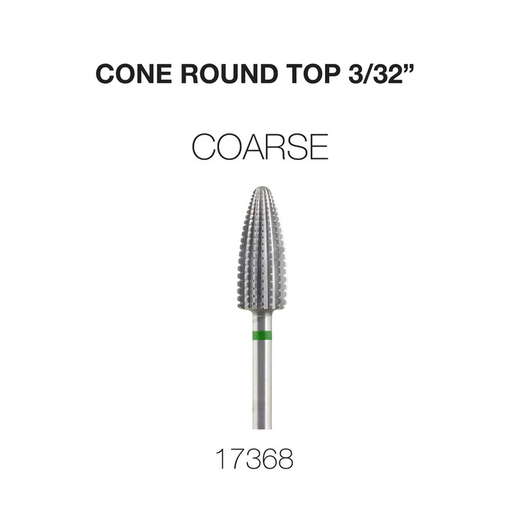 Cre8tion Carbide, Cone Round Top, Coarse, CC 3/32'', 17368 OK0225VD