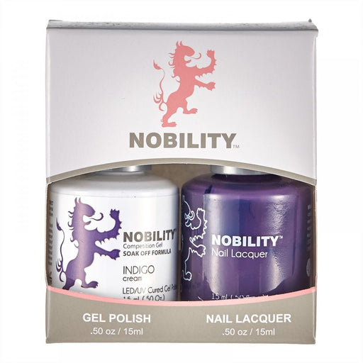 LeChat Nobility Gel & Polish Duo, NBCS174, Indigo, 0.5oz KK