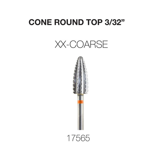 Cre8tion Carbide, Cone Round Top, X-Coarse, CXX 3/32'', 17565 OK1015LK