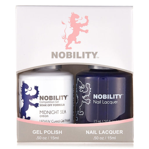 LeChat Nobility Gel & Polish Duo, NBCS175, Midnight Sea, 0.5oz KK