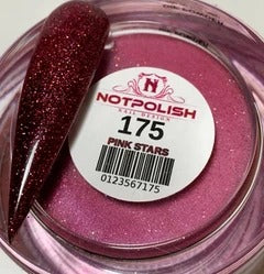 NotPolish Dipping Acrylic/Powder, OG Collection, 175, Pink Stars, 2oz OK0325MN