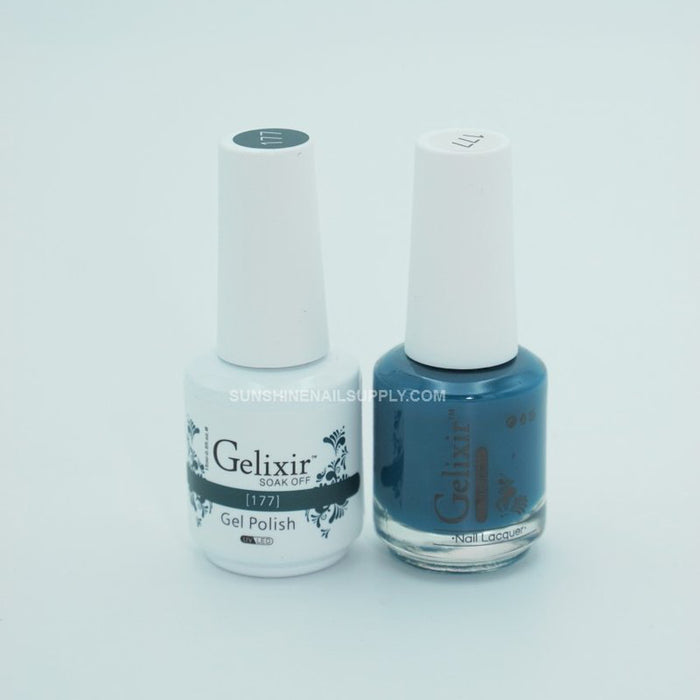 Gelixir Nail Lacquer And Gel Polish, 177, 0.5oz