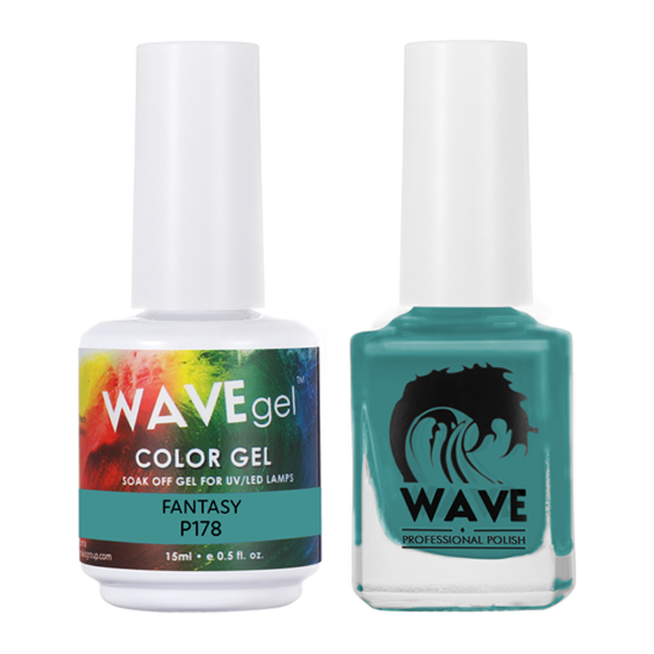 Wave Gel Nail Lacquer + Gel Polish, Simplicity Collection, 178, Fantasy, 0.5oz