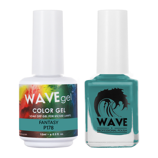 Wave Gel Nail Lacquer + Gel Polish, Simplicity Collection, 178, Fantasy, 0.5oz