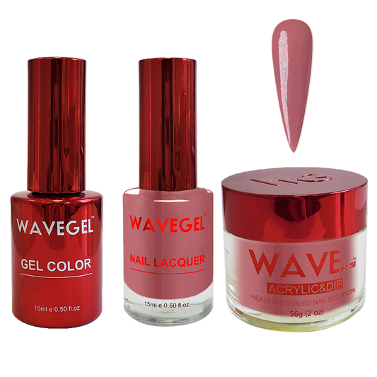 Wave Gel 4in1 Dipping Powder + Gel Polish + Nail Lacquer, QUEEN Collection, 017, Empathy