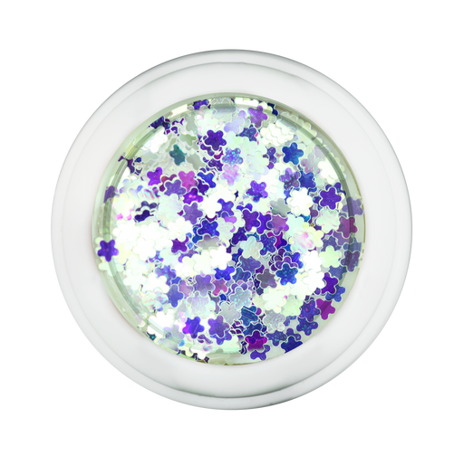 Cre8tion Nail Art Designed Confetti Glitter, 017, Blossom 3mm, 0.5oz, 1101-0458 BB