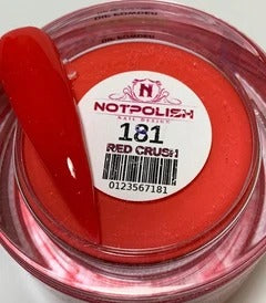 NotPolish Dipping Acrylic/Powder, OG Collection, 181, Red Crush, 2oz OK0325MN