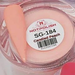 NotPolish Dipping Acrylic/Powder, OG Collection, 184, Candied Peach, 2oz OK0325MN