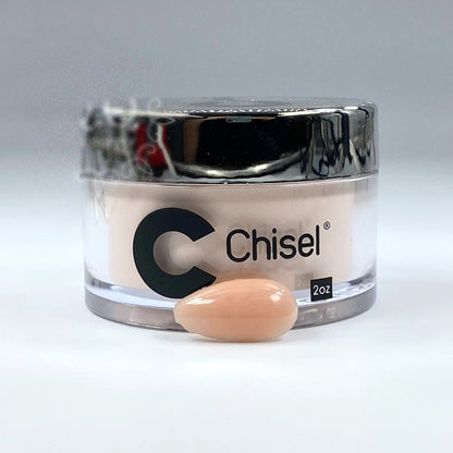 Chisel 2in1 Acrylic/Dipping Powder, (Barely Nude) Solid Collection, SOLID189, 2oz OK0831VD