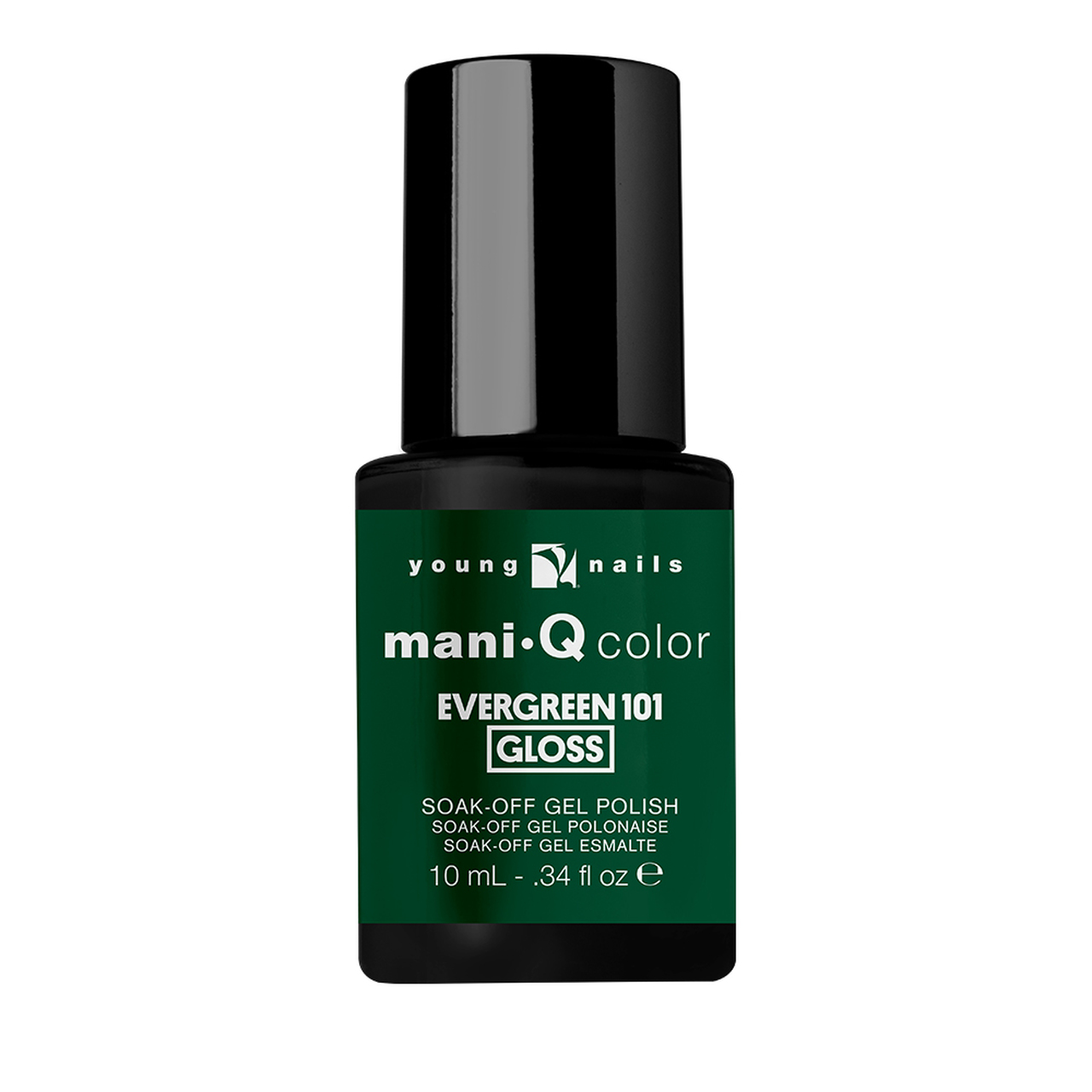 Young Nails Gel Polish, ManiQ Color Collection, MC30021, Evergreen 101, 0.34oz OK0904LK