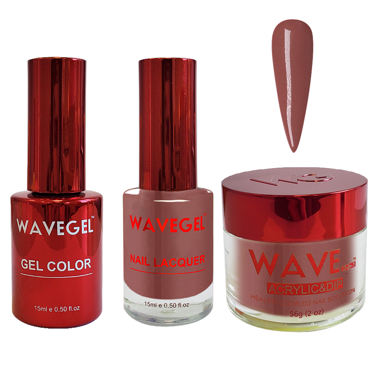 Wave Gel 4in1 Dipping Powder + Gel Polish + Nail Lacquer, QUEEN Collection, 018, International Date Line