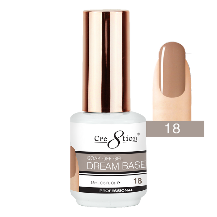 Cre8tion Dream Base Gel Polish, 0916-1576, 0.5oz, 18 KK0816