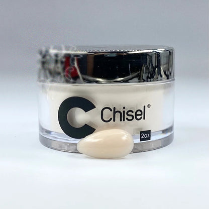 Chisel 2in1 Acrylic/Dipping Powder, (Barely Nude) Solid Collection, SOLID195, 2oz OK0831VD