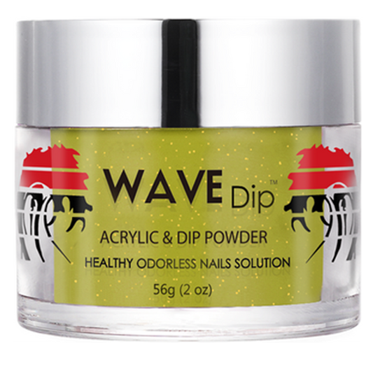 Wave Gel Acrylic/Dipping Powder, Simplicity Collection, 195, Mustard Yellow, 2oz