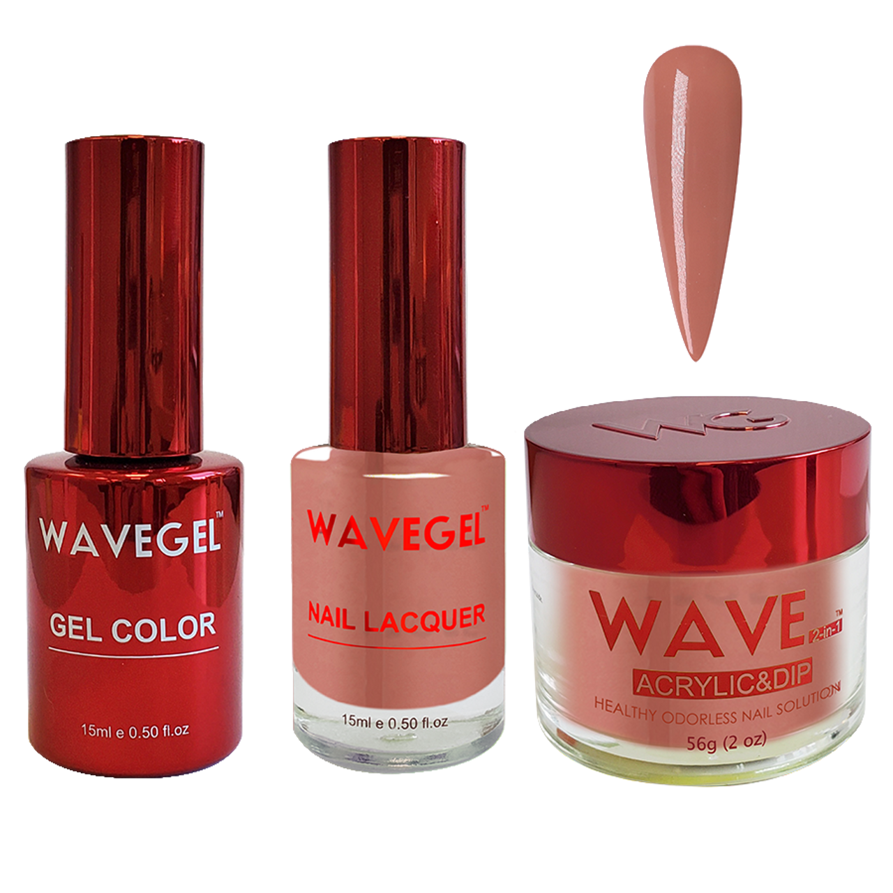 Wave Gel 4in1 Dipping Powder + Gel Polish + Nail Lacquer, QUEEN Collection, 019, Innsbruck