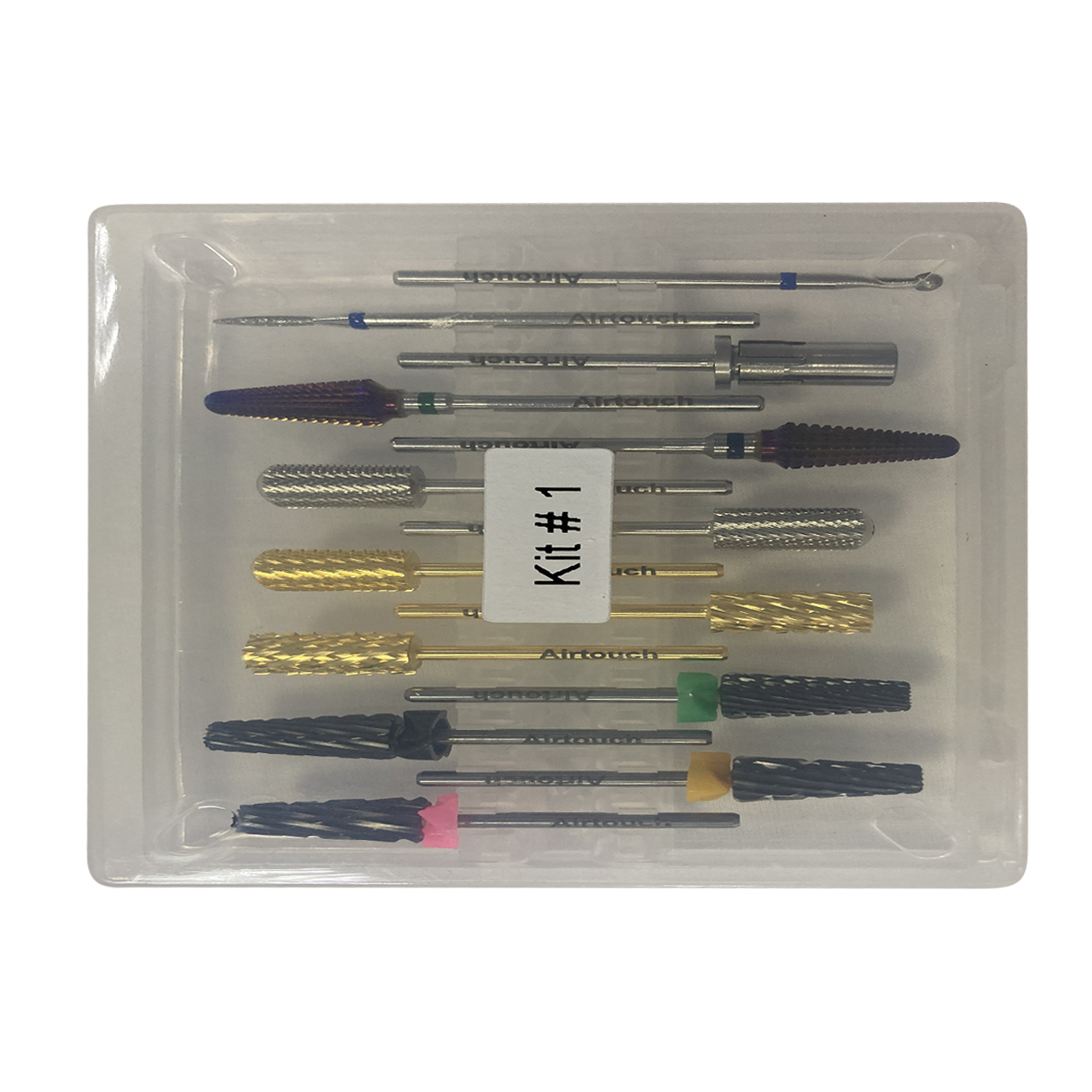 Airtouch Titanium Coated Drill Bit All In One Kit, #1 OK0915LK