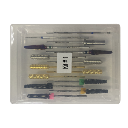 Airtouch Titanium Coated Drill Bit All In One Kit, #1 OK0915LK