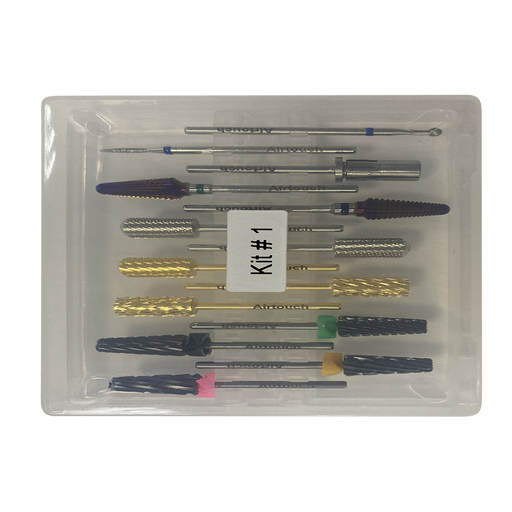 Airtouch Titanium Coated Drill Bit All In One Kit, #1 OK0915LK
