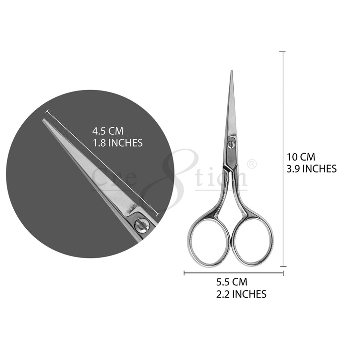 Cre8tion Stainless Steel Scissors, S01 (Pk: 12 pcs/box, 288 pcs/case)